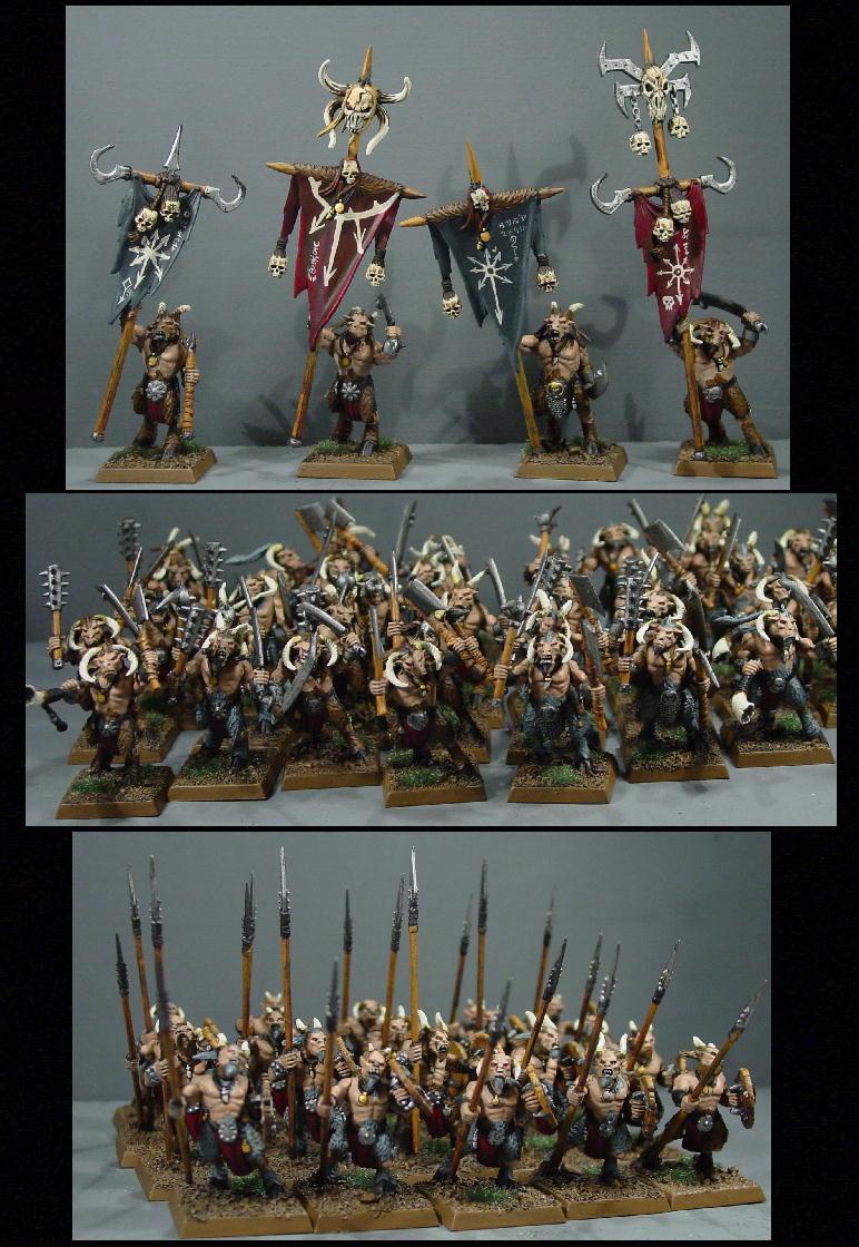 Beastmen, Commission, Pro Painted, Rpg, Warhammer Fantasy