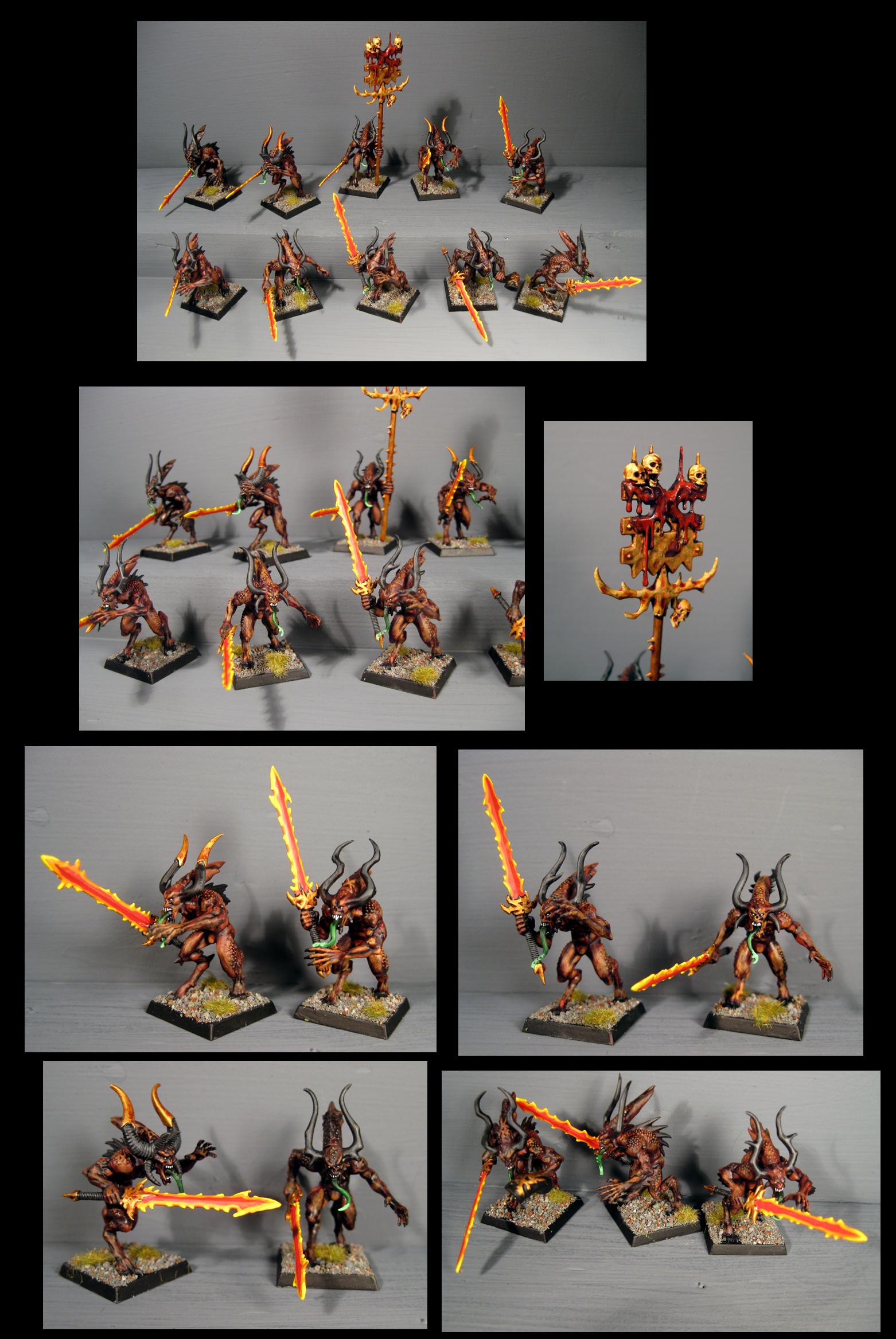 Chaos, Commission, Daemons, Pro Painted, Warhammer 40,000