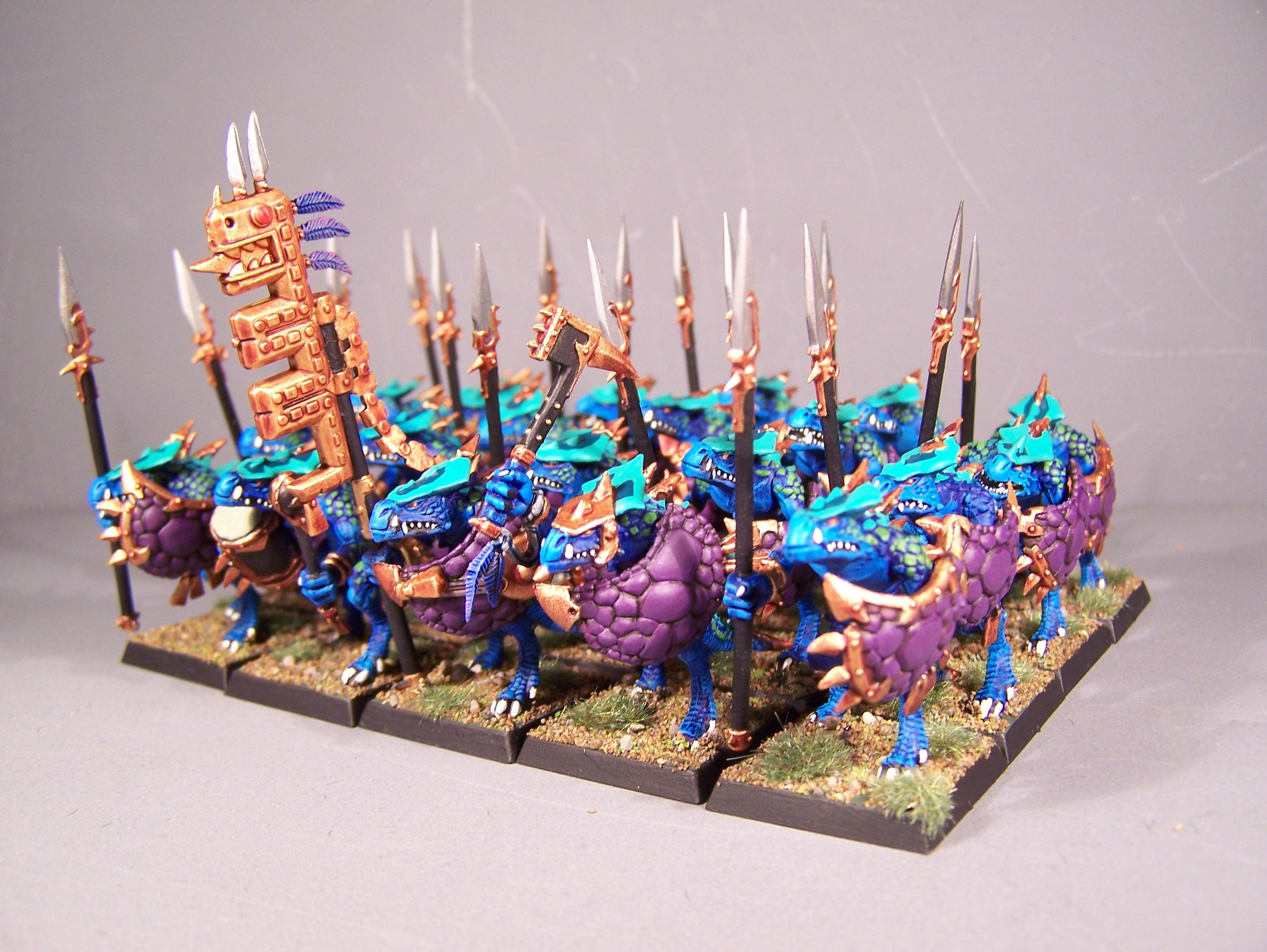 Lizzard Men, Pro Painted, Rpg, Warhammer Fantasy