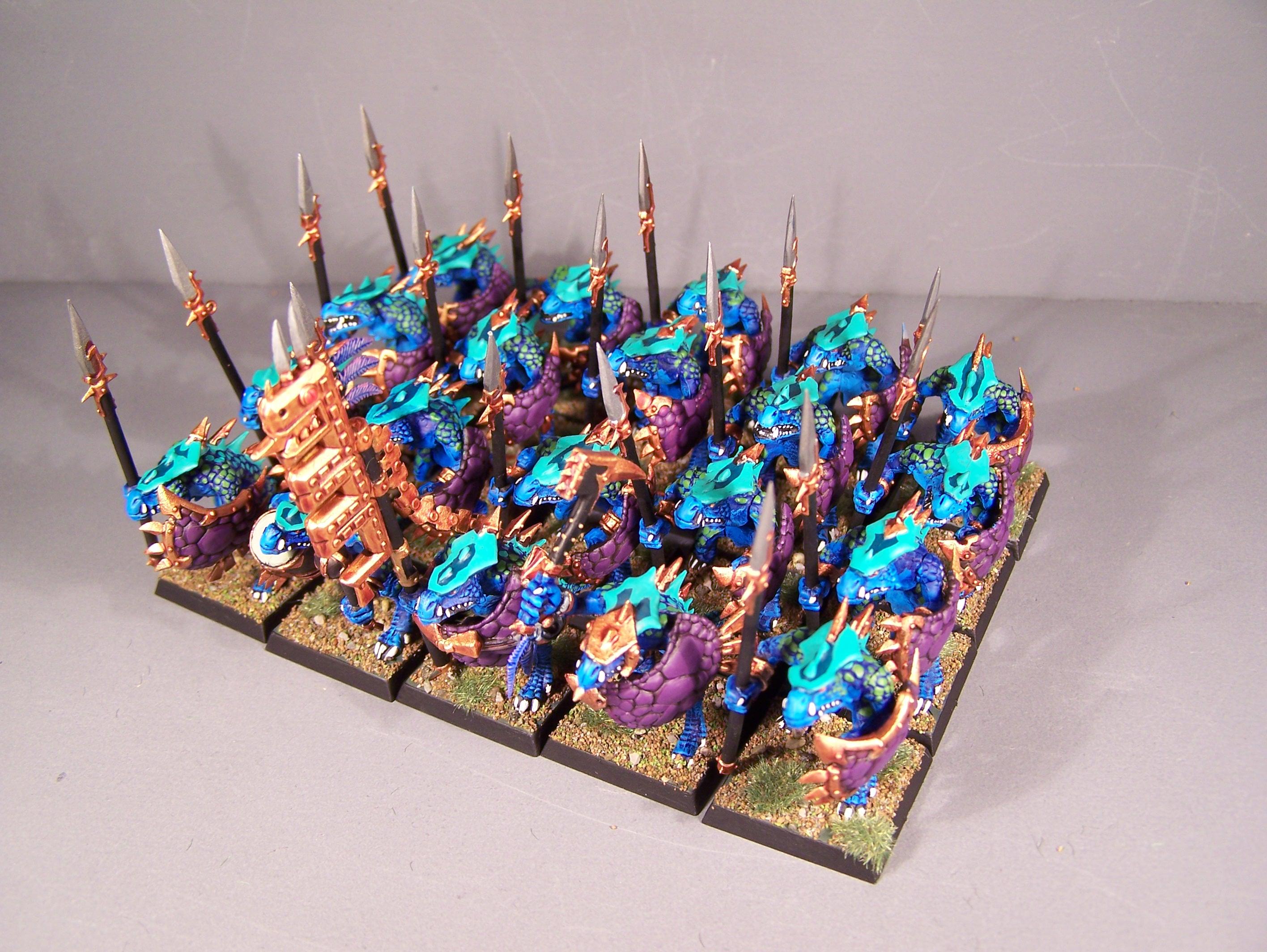 Lizzard Men, Pro Painted, Rpg, Warhammer Fantasy
