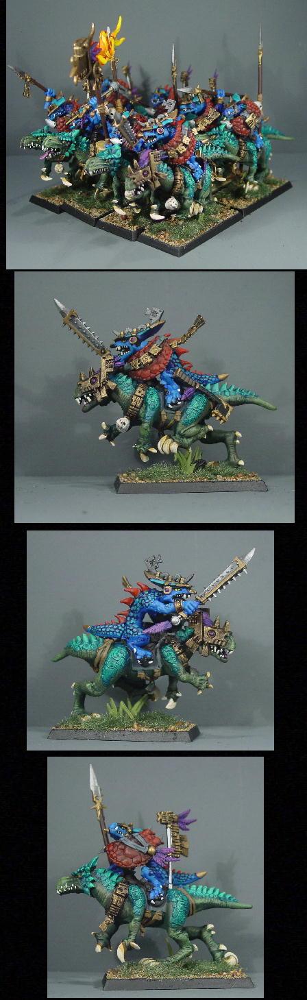 Lizzard Men, Pro Painted, Rpg, Warhammer Fantasy