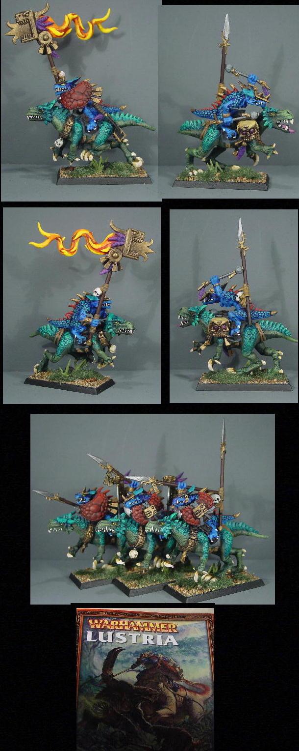Lizzard Men, Pro Painted, Rpg, Warhammer Fantasy