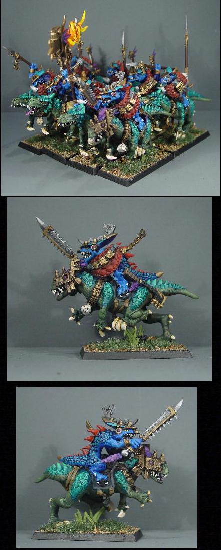 Lizzard Men, Pro Painted, Rpg, Warhammer Fantasy