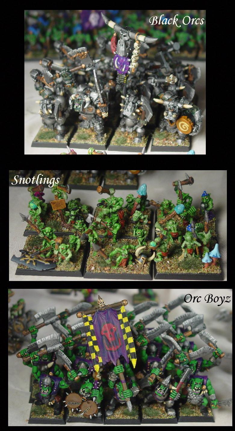 Goblins, Gobos, Orcs, Orcs And Goblins, Orks, Pro Painted, Rpg, Warhammer Fantasy