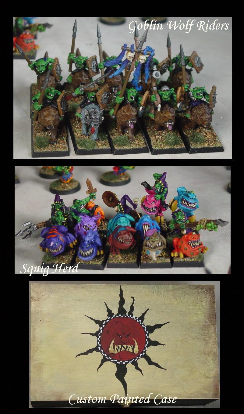 Goblins, Gobos, Orcs, Orcs And Goblins, Orks, Pro Painted, Rpg, Warhammer Fantasy