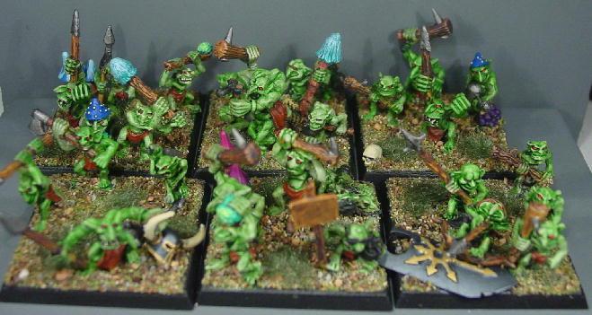 Goblins, Gobos, Orcs, Orcs And Goblins, Orks, Pro Painted, Rpg, Warhammer Fantasy