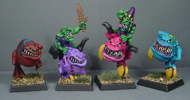 Goblins, Gobos, Orcs, Orcs And Goblins, Orks, Pro Painted, Rpg, Warhammer Fantasy