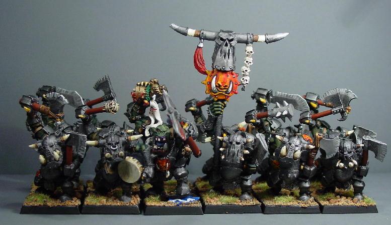 Goblins, Gobos, Orcs, Orcs And Goblins, Orks, Pro Painted, Rpg, Warhammer Fantasy