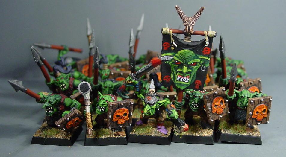 Goblins, Gobos, Orcs, Orcs And Goblins, Orks, Pro Painted, Rpg, Warhammer Fantasy