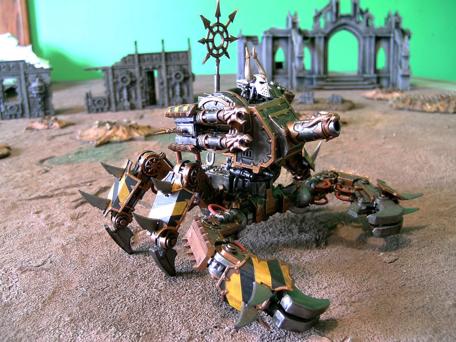 Chaos, Chaos Space Marines, Conversion, Defiler, Homebrew, Iron Marauders, LED, Lights, Ouze, Warhammer 40,000