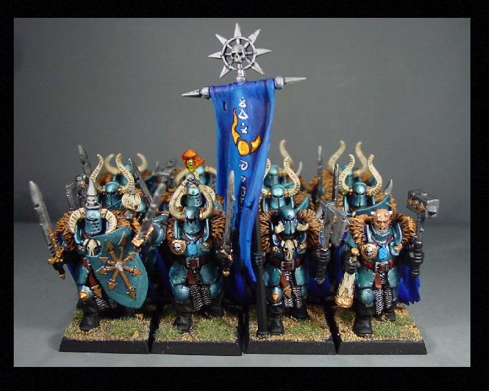Chaos, Chaos Wariors, Pro Painted, Rpg, Warhammer Fantasy