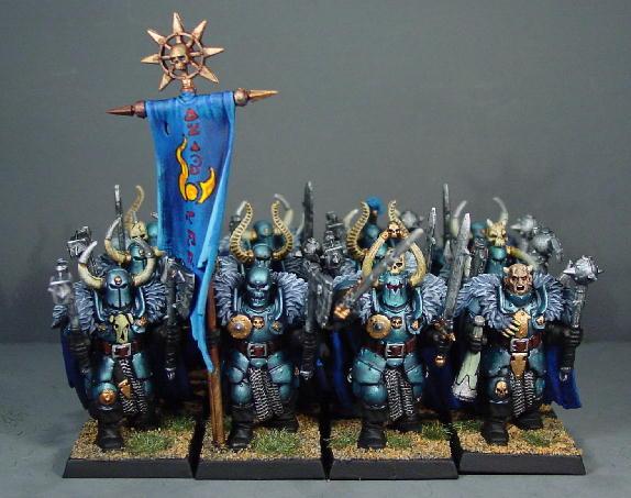 Chaos, Chaos Wariors, Pro Painted, Rpg, Warhammer Fantasy