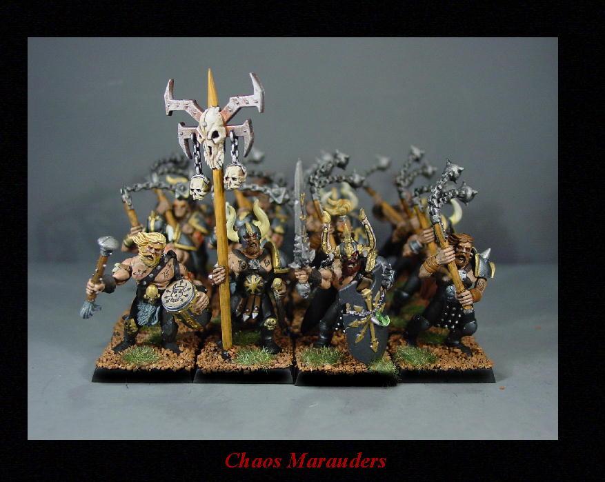 Chaos, Chaos Wariors, Pro Painted, Rpg, Warhammer Fantasy