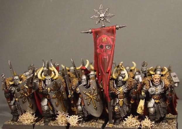 Chaos, Chaos Wariors, Pro Painted, Rpg, Warhammer Fantasy