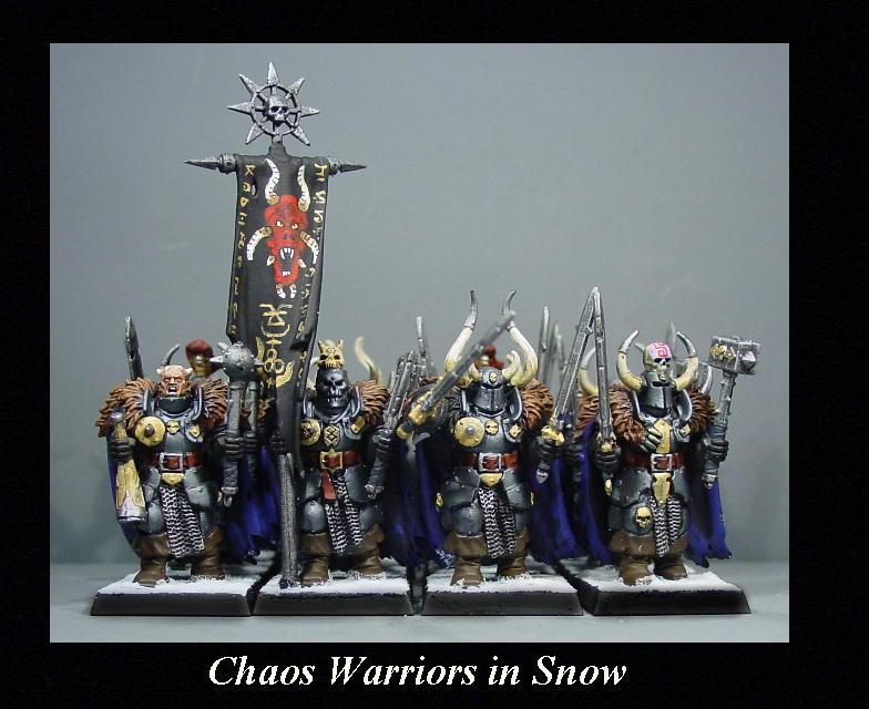 Chaos, Chaos Wariors, Pro Painted, Rpg, Warhammer Fantasy