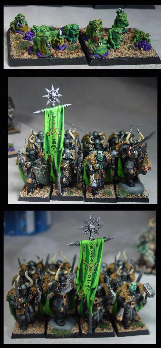 Chaos, Chaos Wariors, Pro Painted, Rpg, Warhammer Fantasy