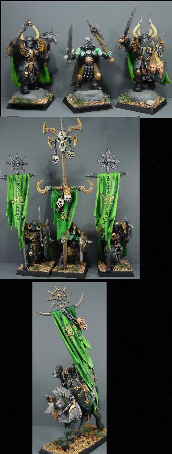 Chaos, Chaos Wariors, Pro Painted, Rpg, Warhammer Fantasy