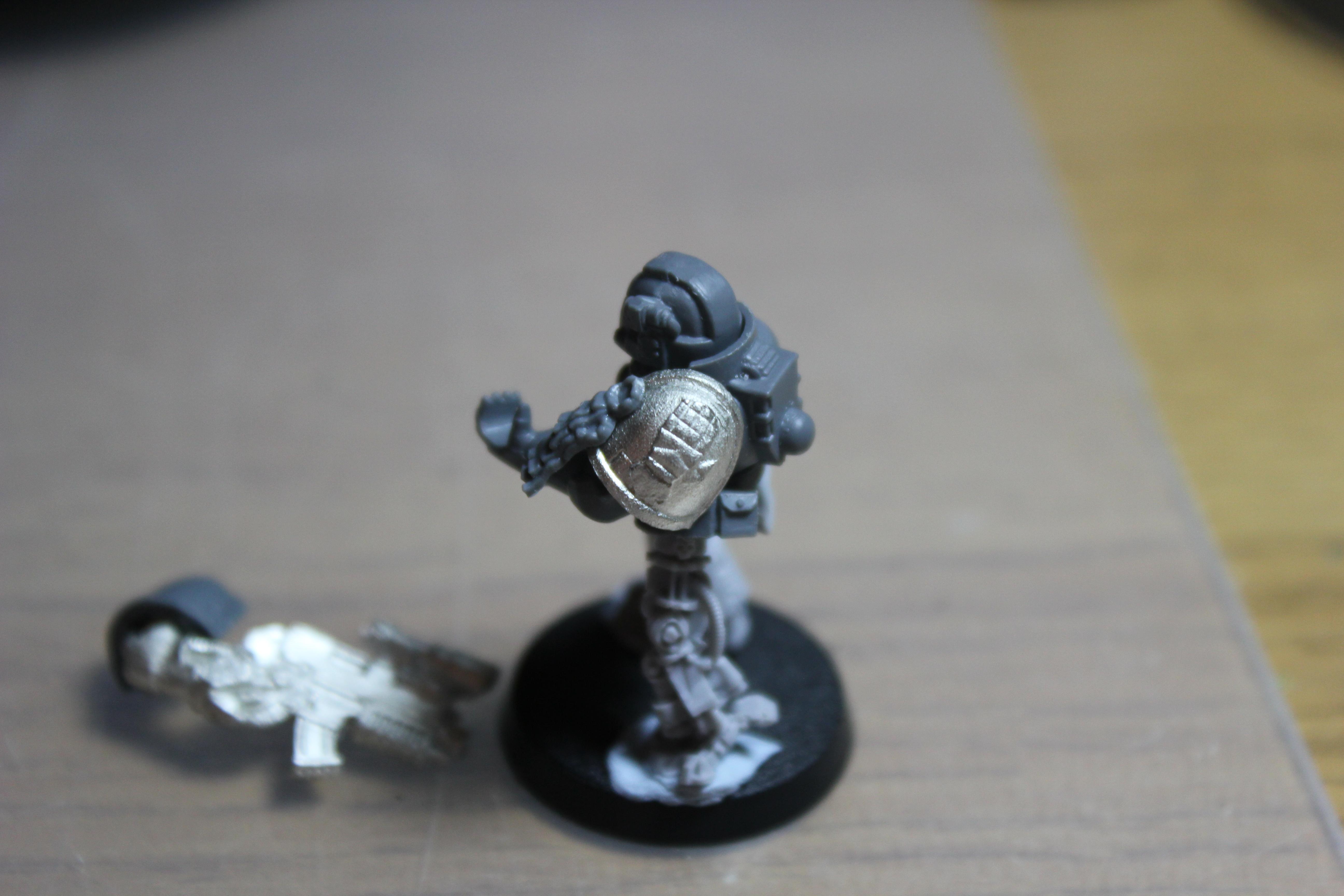 Iron Hands, Space Marines, Warhammer 40,000, Work In Progress