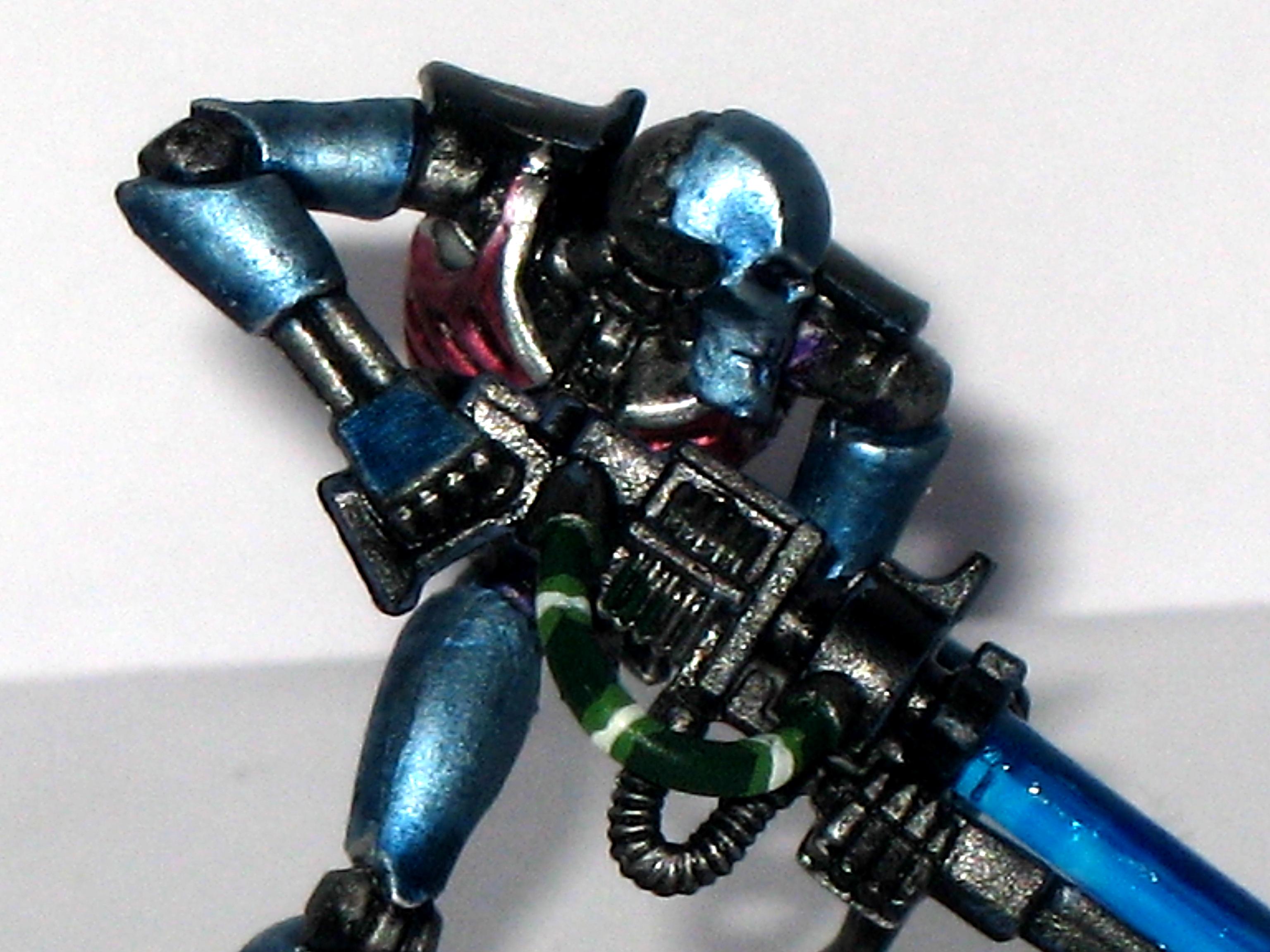 Blue Rods, Colour, Colour Scheme, Green Rods, Metallic, Necrons