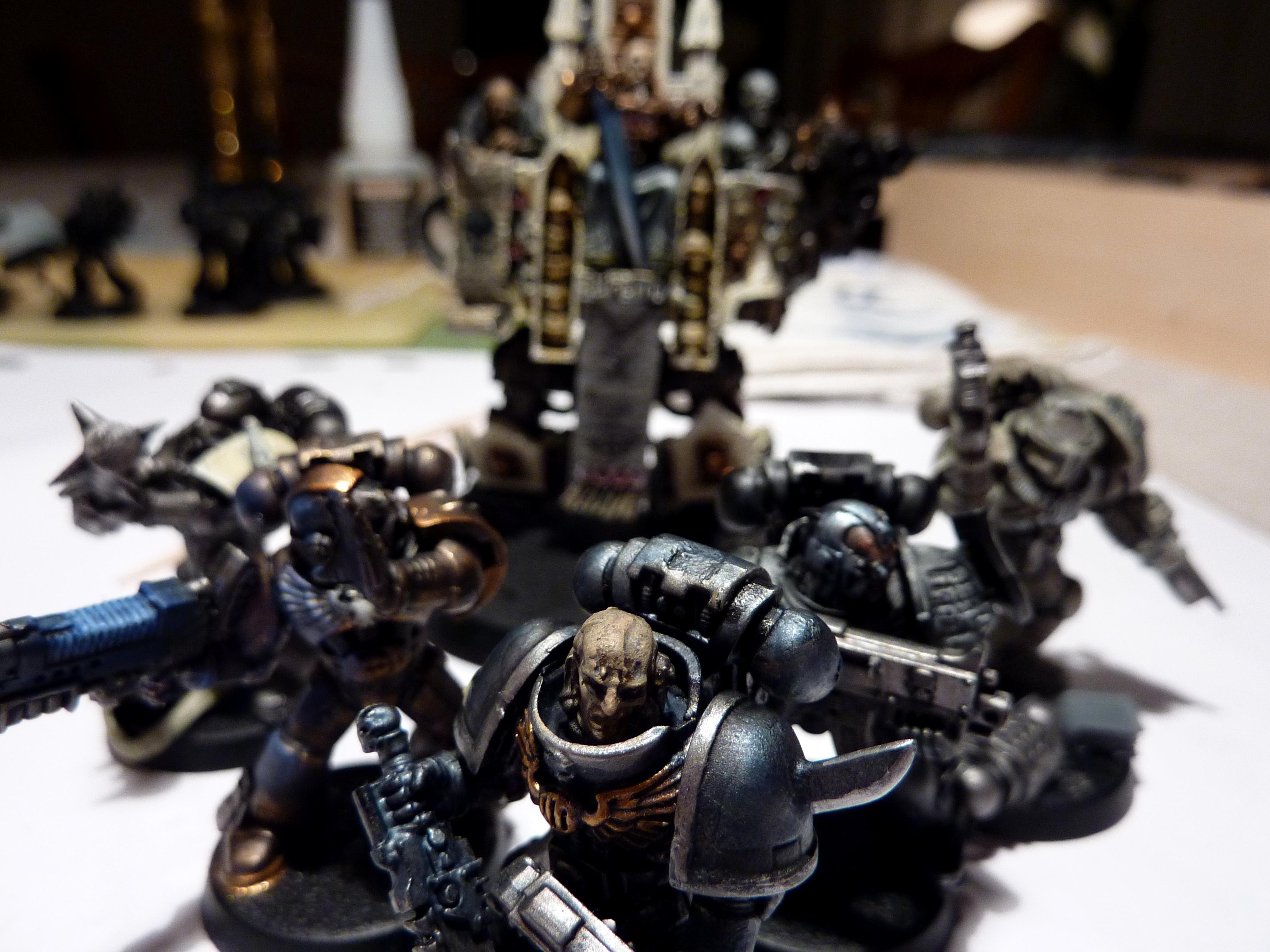 Space Marines, The work so far - front focus