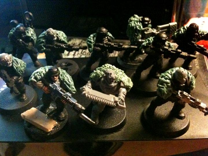 Firstborn, Fur, Greenstuff, Guard, Guardsmen, Imperial, Imperial Guard, Lasguns, Men, Vostroyans, Warhammer 40,000