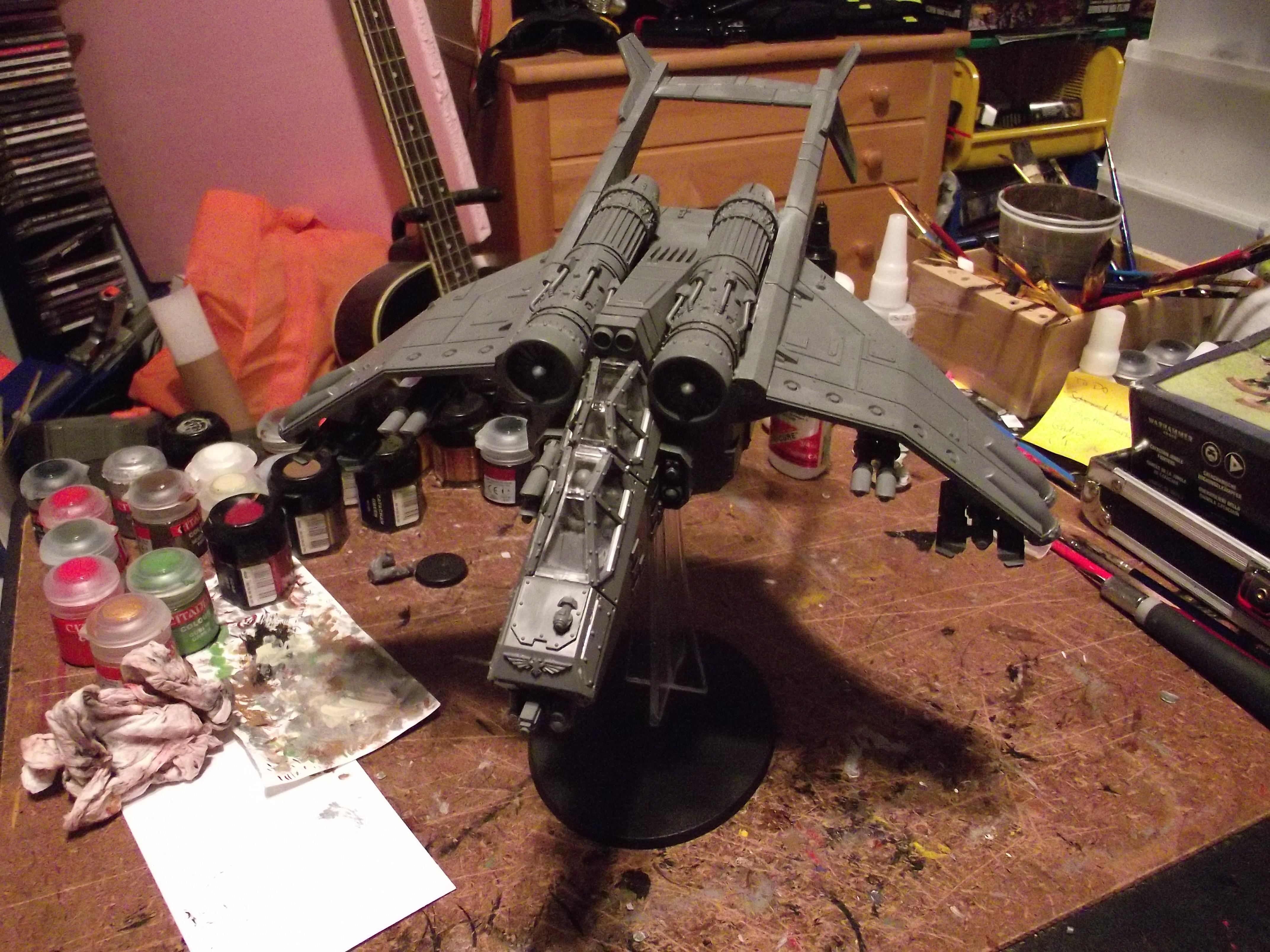 After I finished assembling the rest of the model