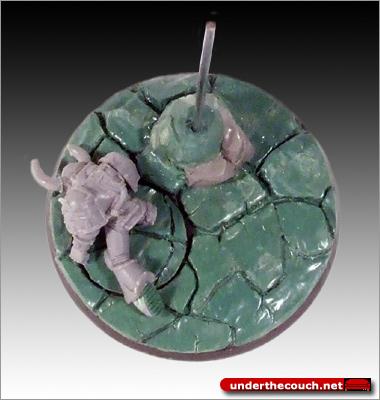 Casualty, Chaos, Conversion, Markers, Sculpted, Space, Space Marines, Warhammer 40,000, Wounded