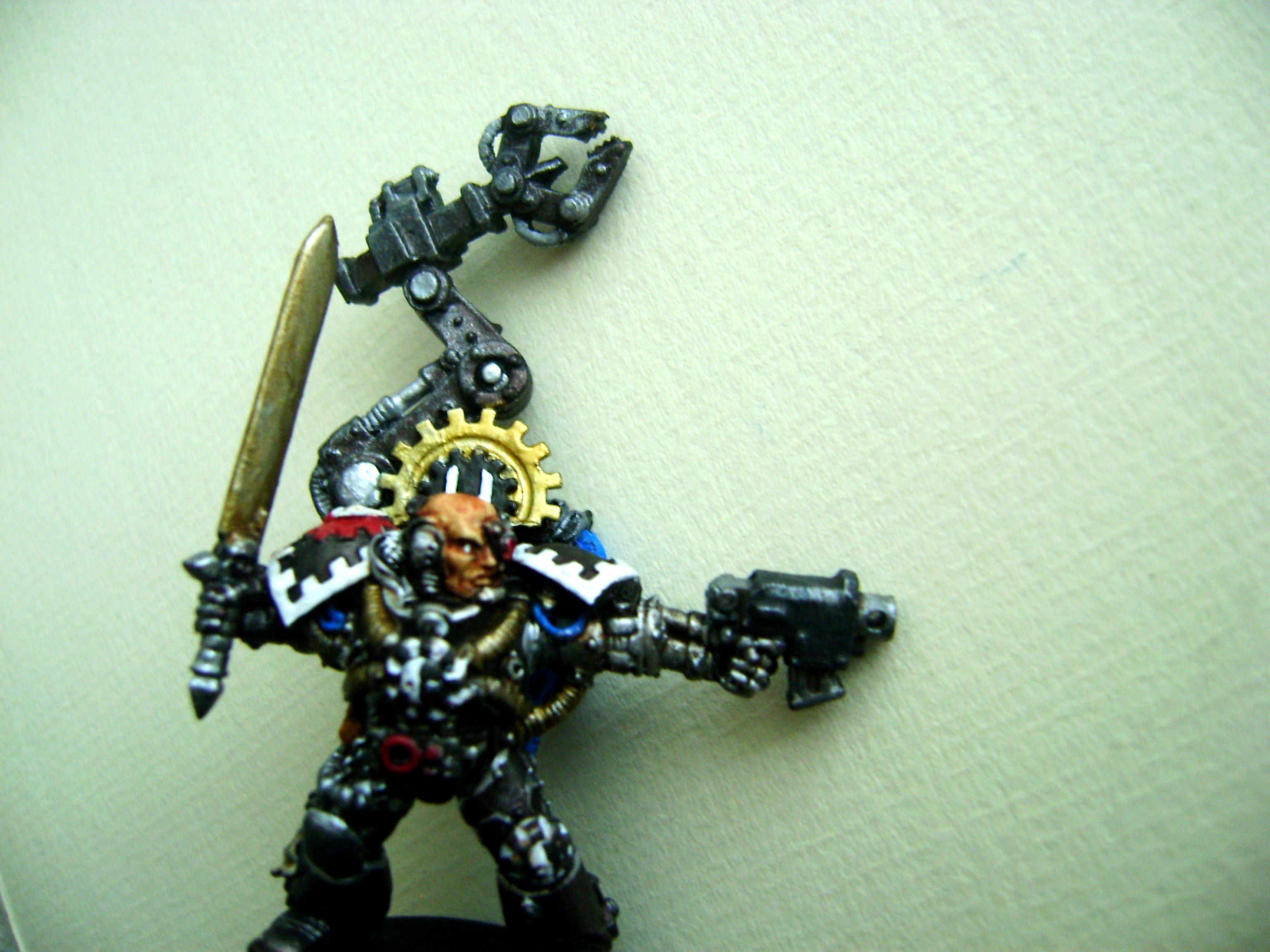 Captain, Gabriel Santar, Iron Father, Iron Hands, Techmarine