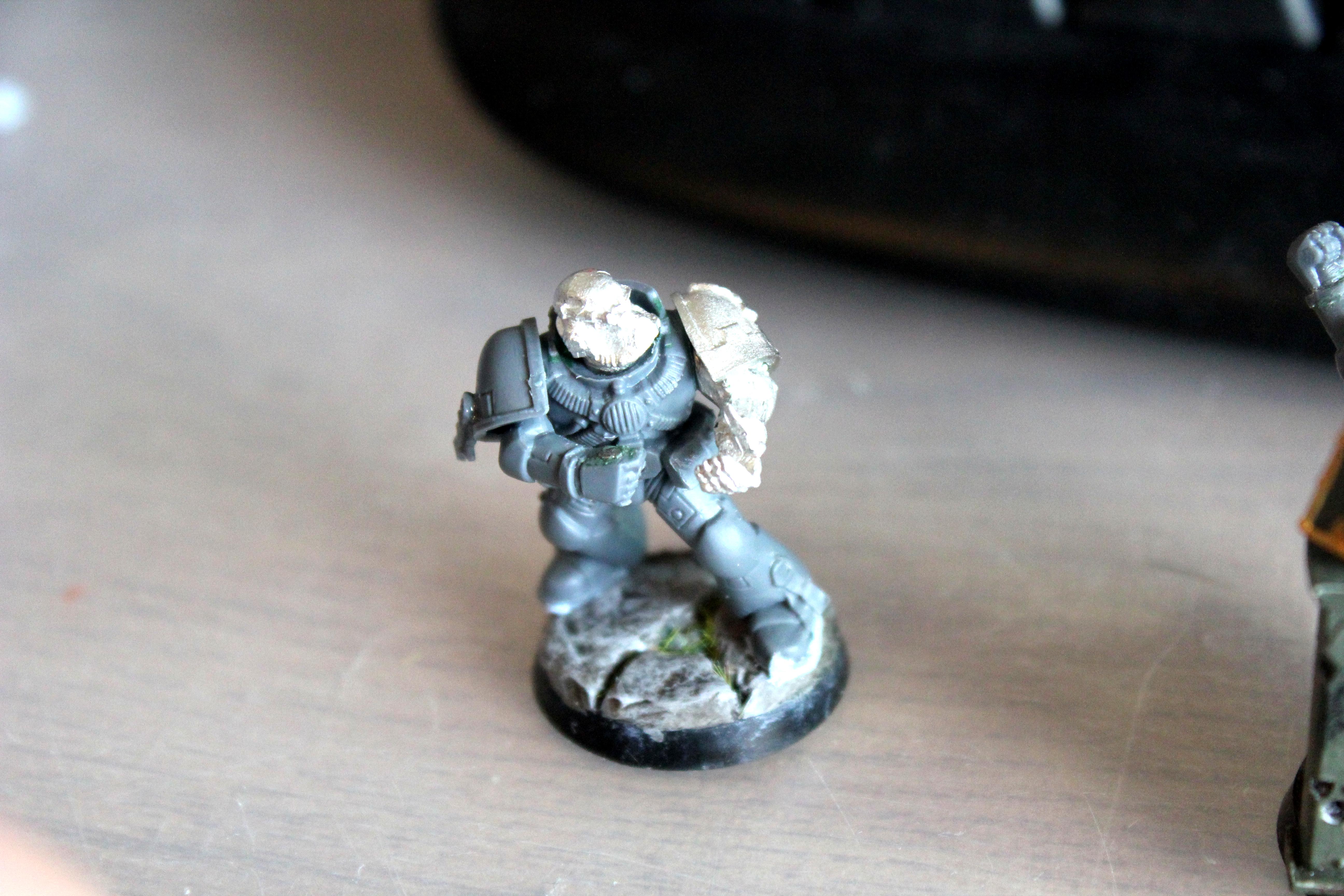 Iron Hands, Space Marines, Warhammer 40,000, Work In Progress