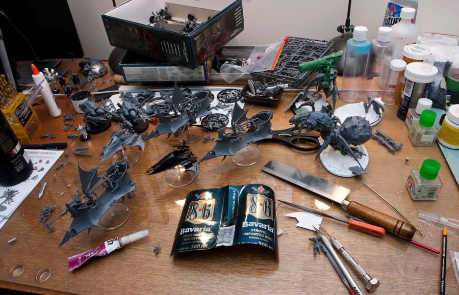 Dark Eldar, Magnet, Magnetising, Work In Progress