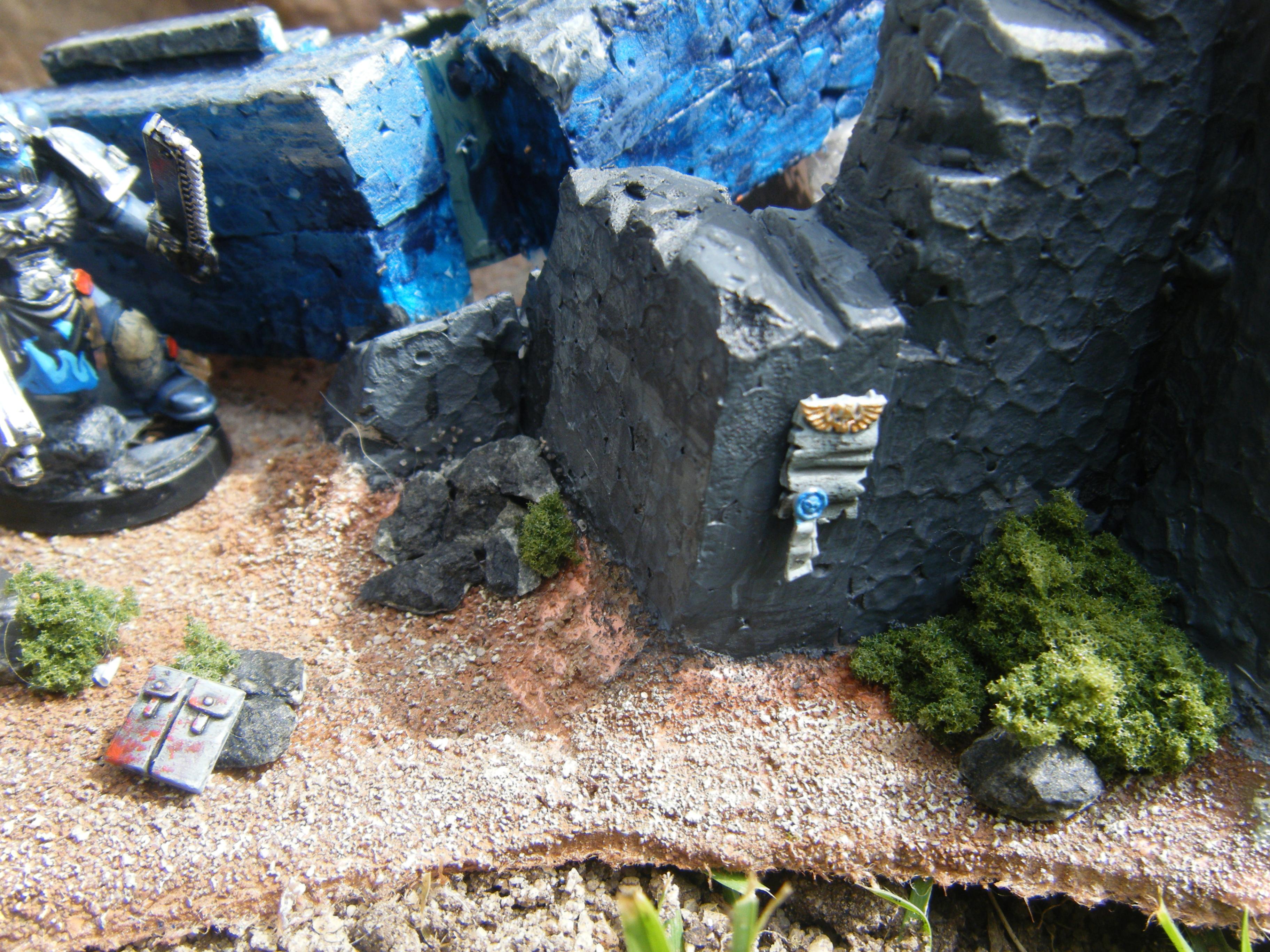 Scratch Build, Terrain, Warhammer 40,000, Weathered