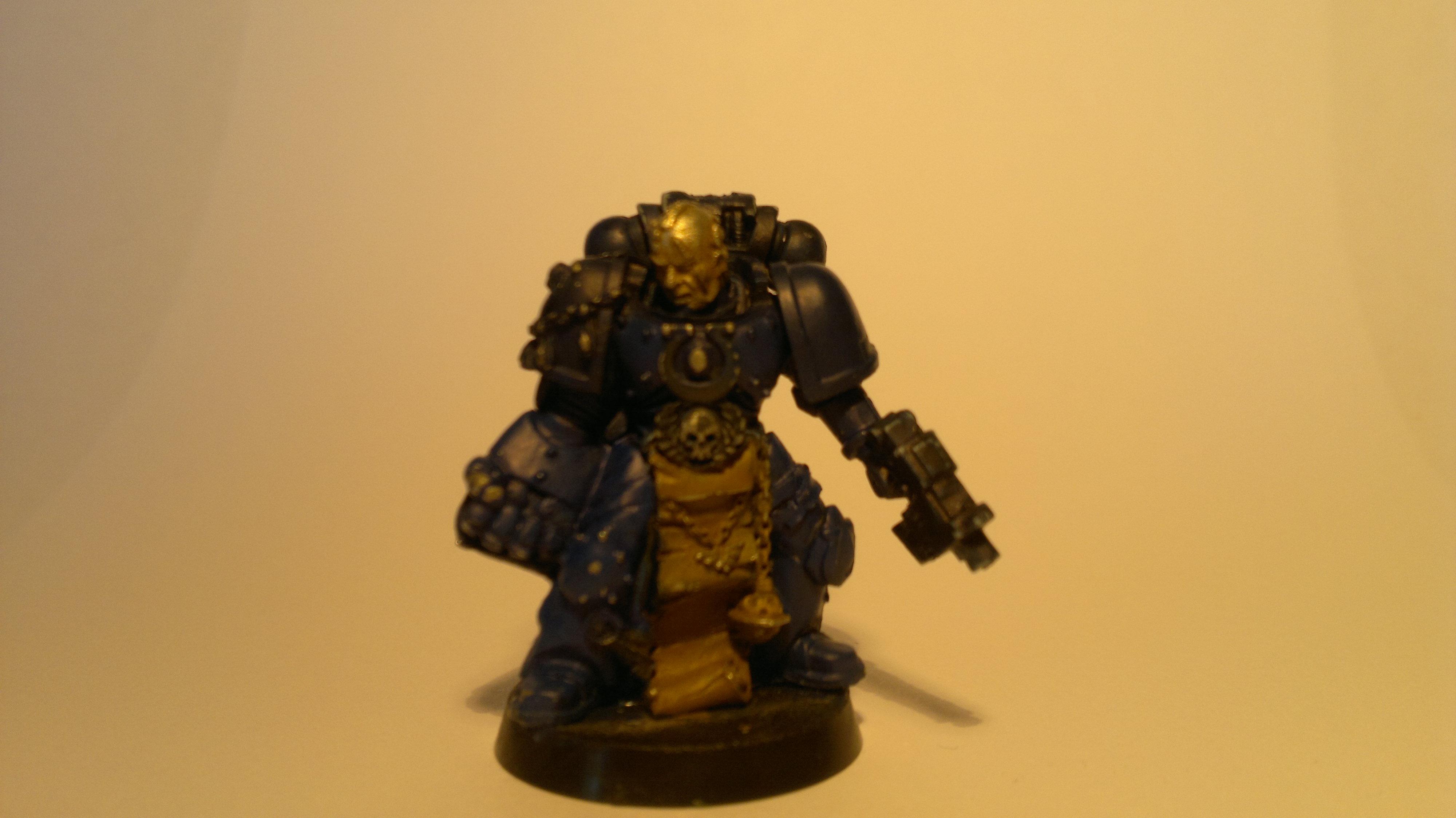 Power Fist, Sergeant, Space Marines, Ultramarines, Warhammer 40,000, Work In Progress