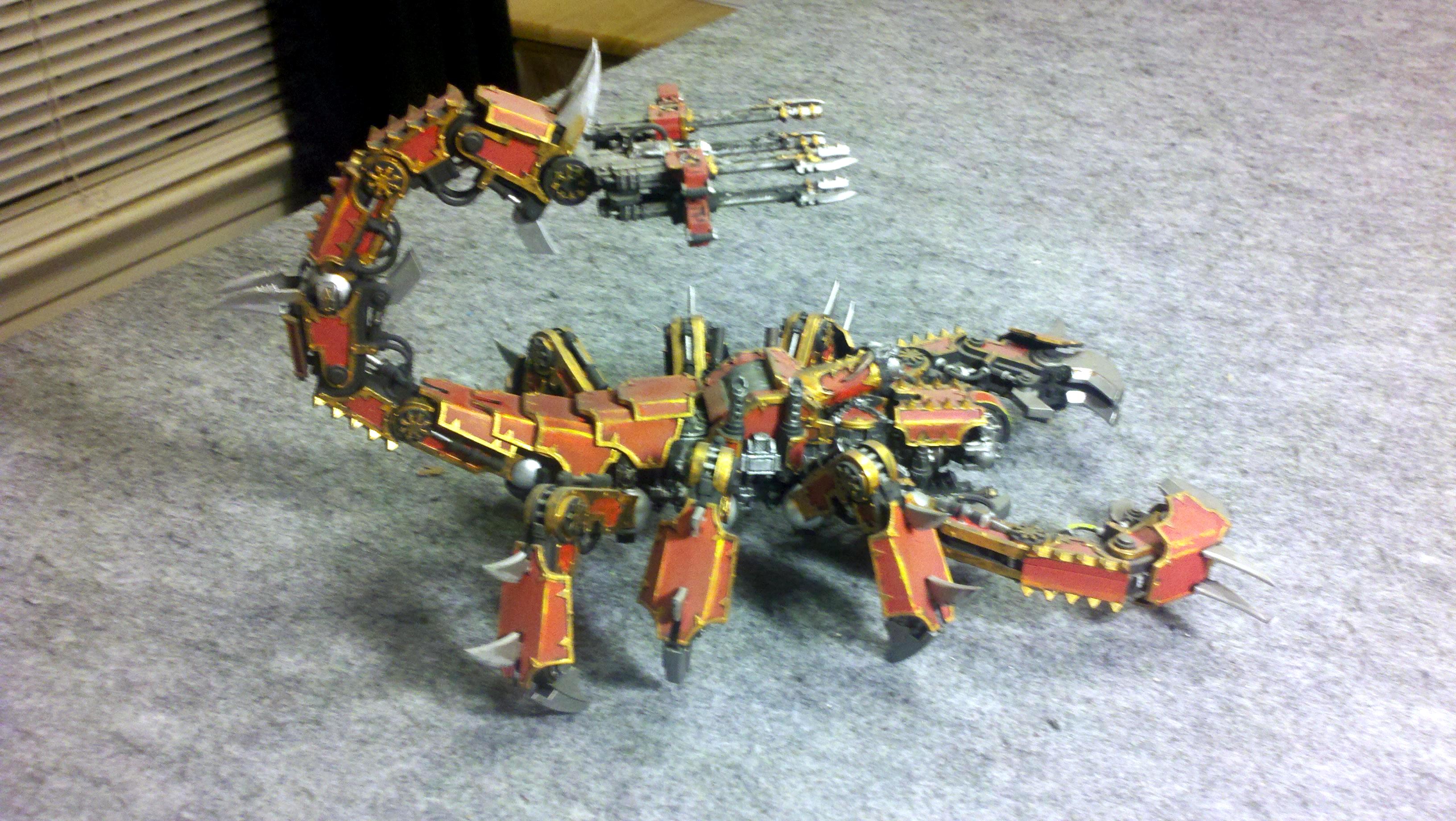Apocalypse, Brass Scorpion, Chaos Space Marines, Scratch Build, Super-heavy