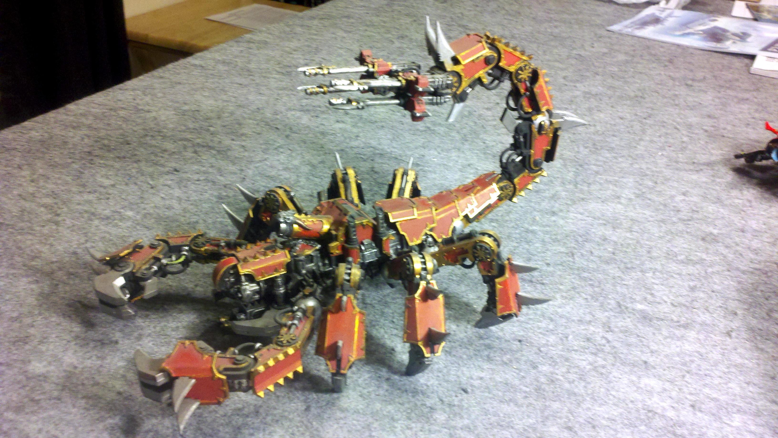 Apocalypse, Brass Scorpion, Chaos Space Marines, Scratch Build, Super-heavy