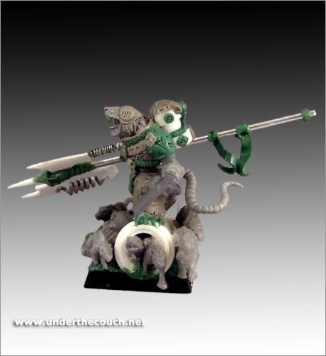 Army Book Cover, Conversion, Lord, Sculpted, Skaven, Warlock