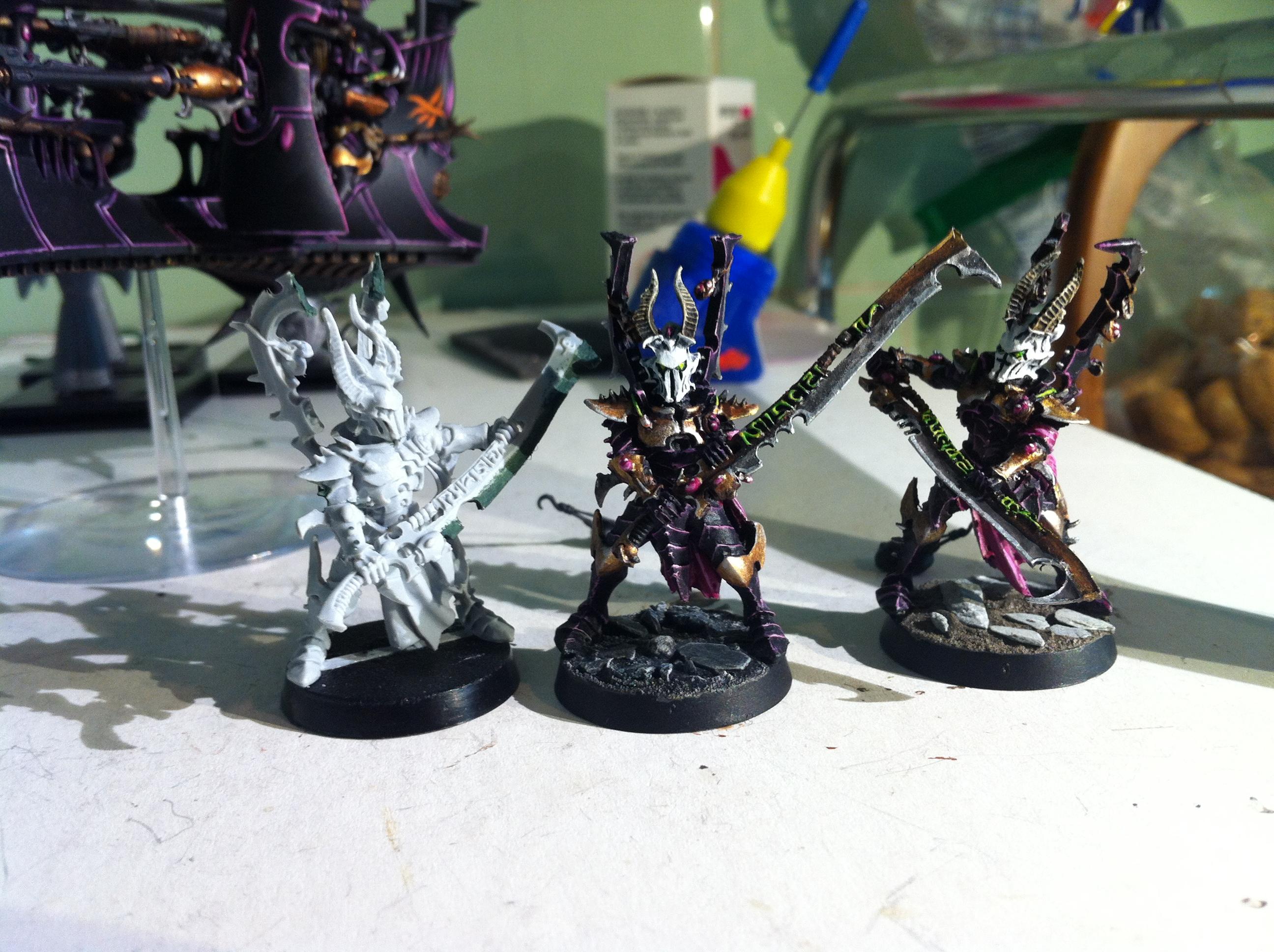 Dark Eldar, Incubi, Work In Progress