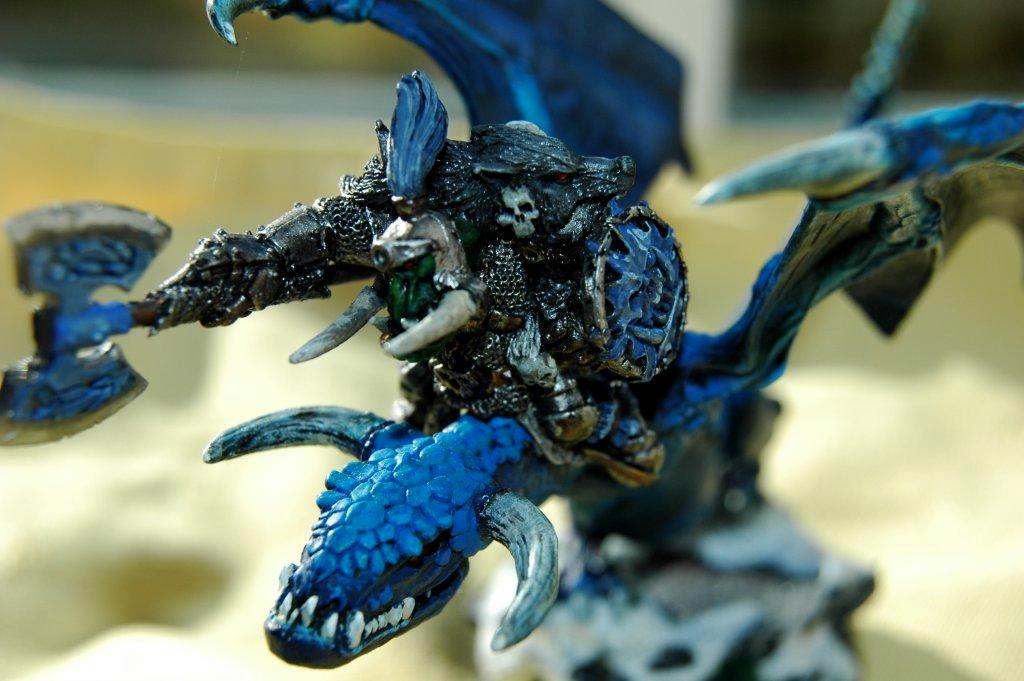 Warhammer orc warboss on wyvern2