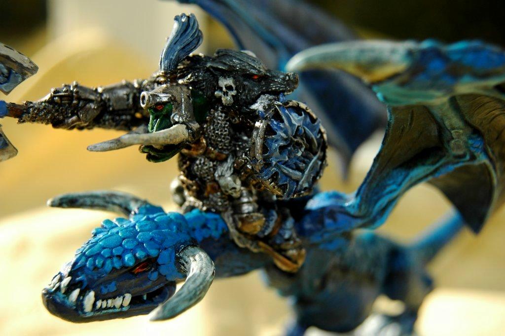 Warhammer orc warboss on wyvern3