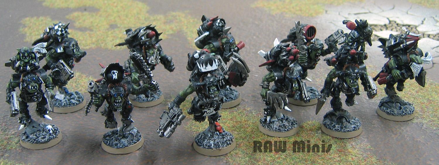 Boy, Jump Pack, Mob, Orks, Painting, Stormboyz, Warhammer 40,000