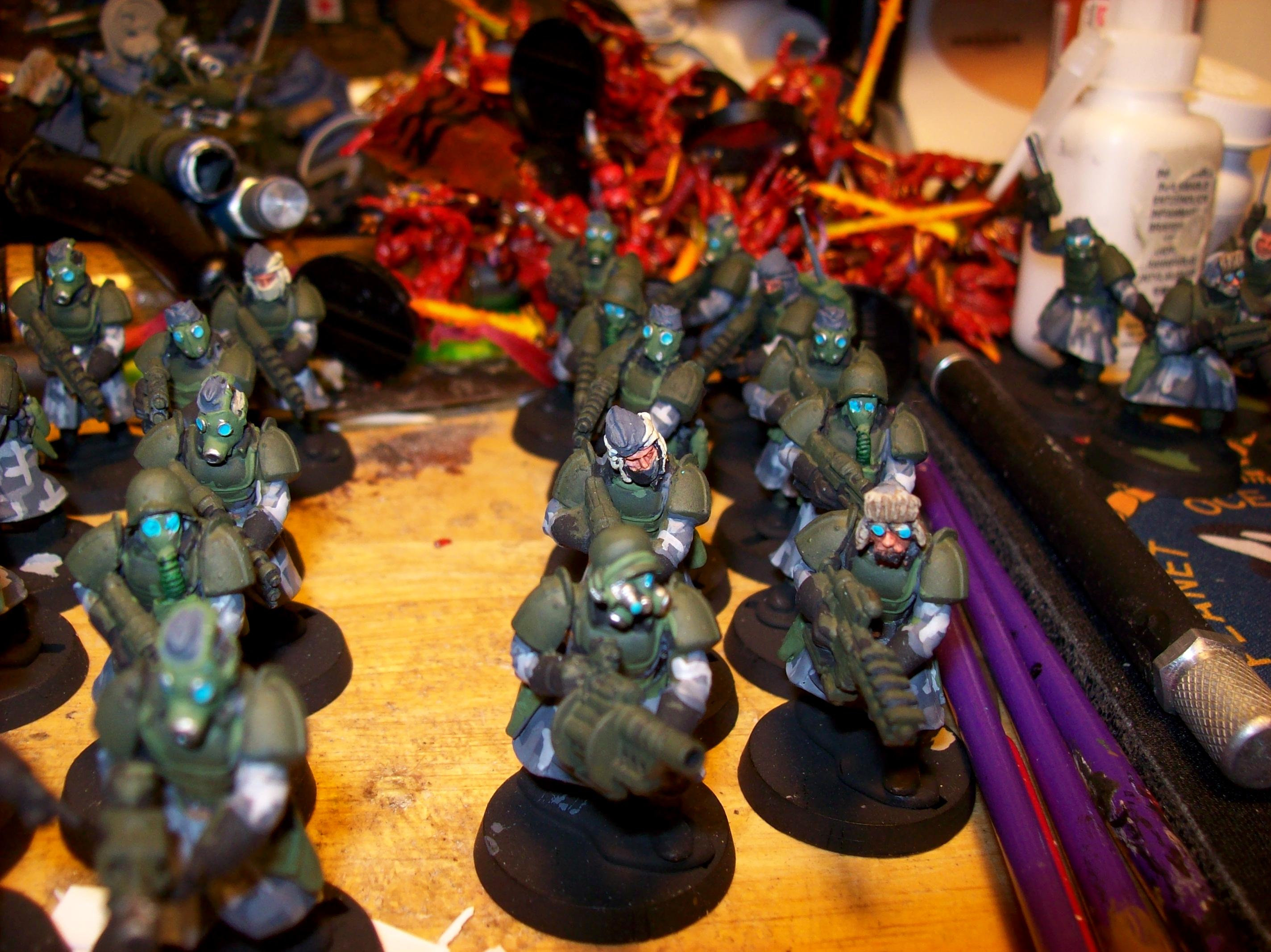 Imperial Guard, Shock Troops, Valhallans, Wargames Factory