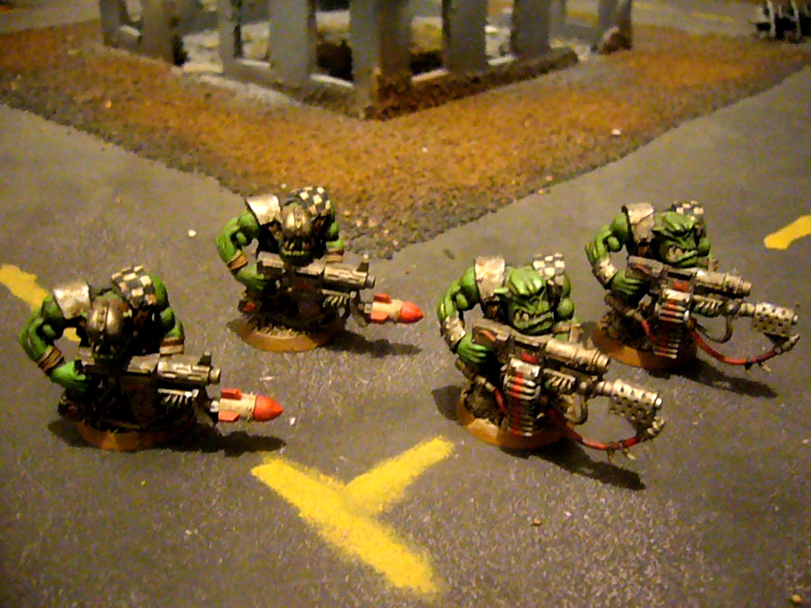 Orcs, Nobz with Kombi weapons