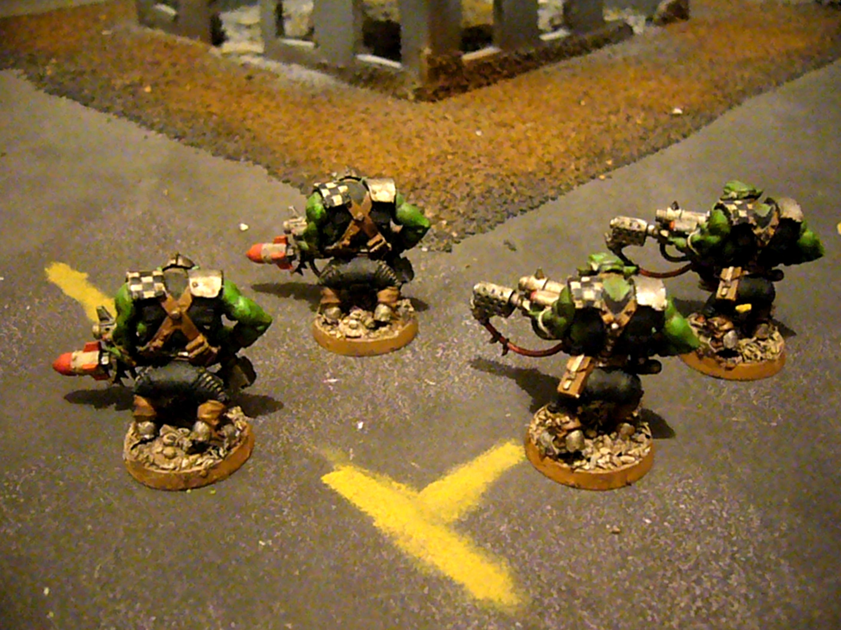 Orks, Nobz with Kombi weapons