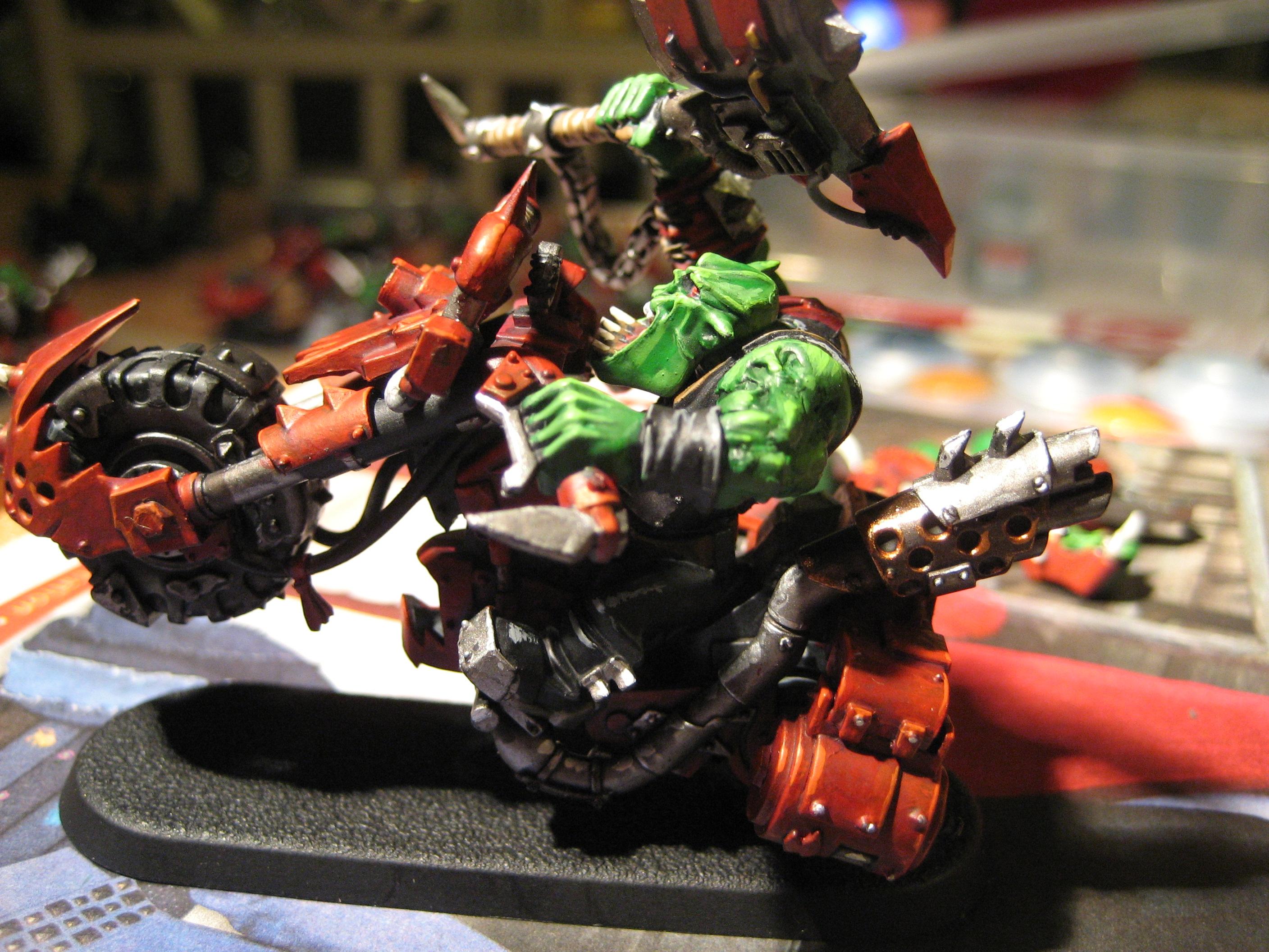 Bike, Evil Sunz, Kult Of Speed, Nob, Nob Bikers, Orks, Space Orks, Work In Progress