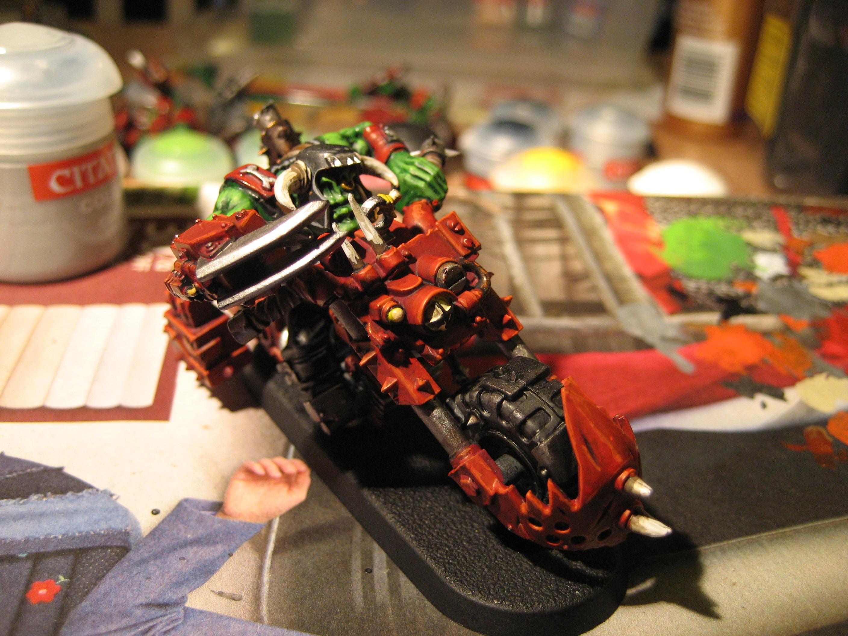 Bike, Evil Sunz, Kult Of Speed, Nob, Nob Bikers, Orks, Space Orks, Work In Progress