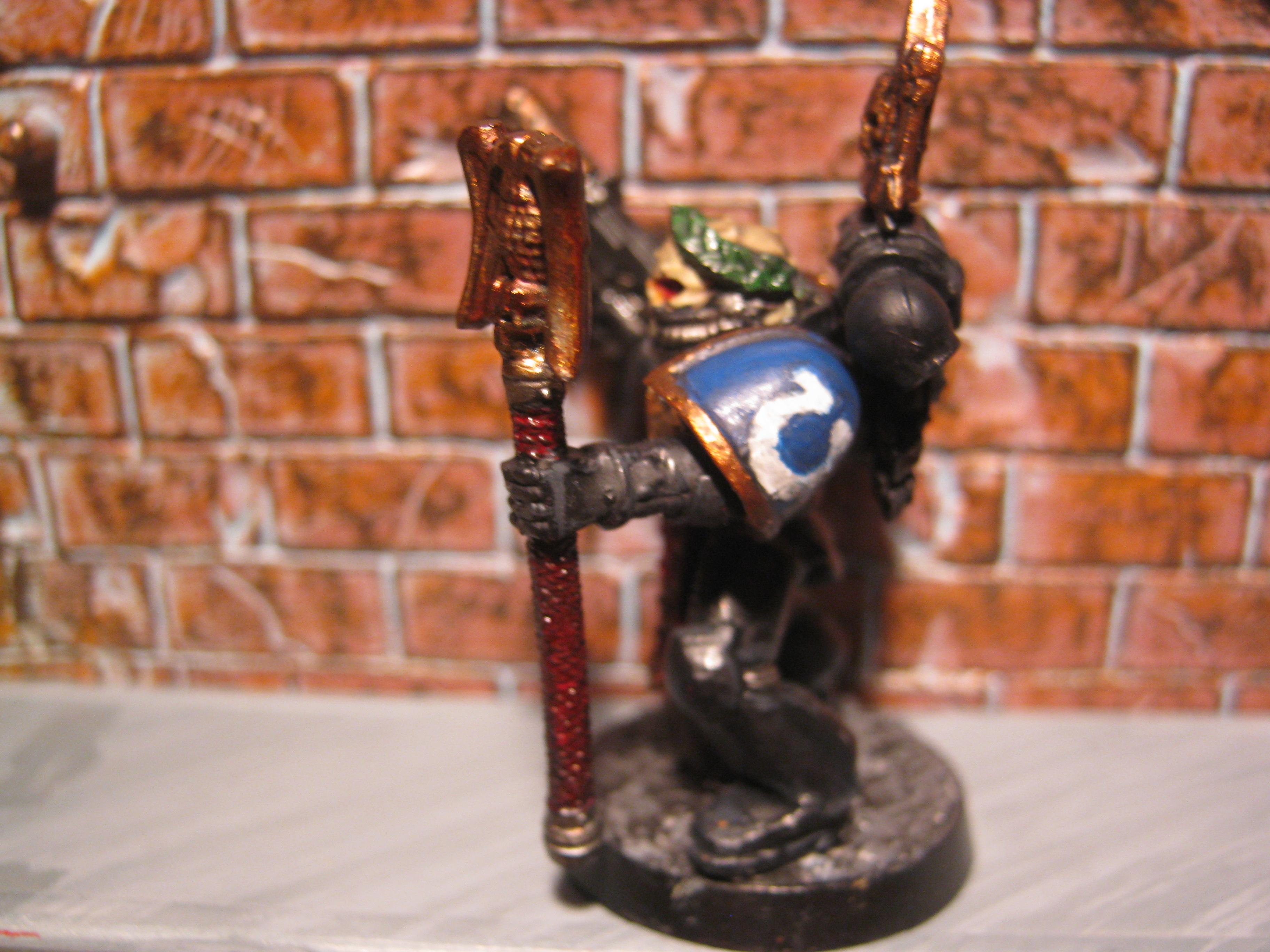 000.   Space Marines, Chaplain, Ultramarines, Warhammer 40,000