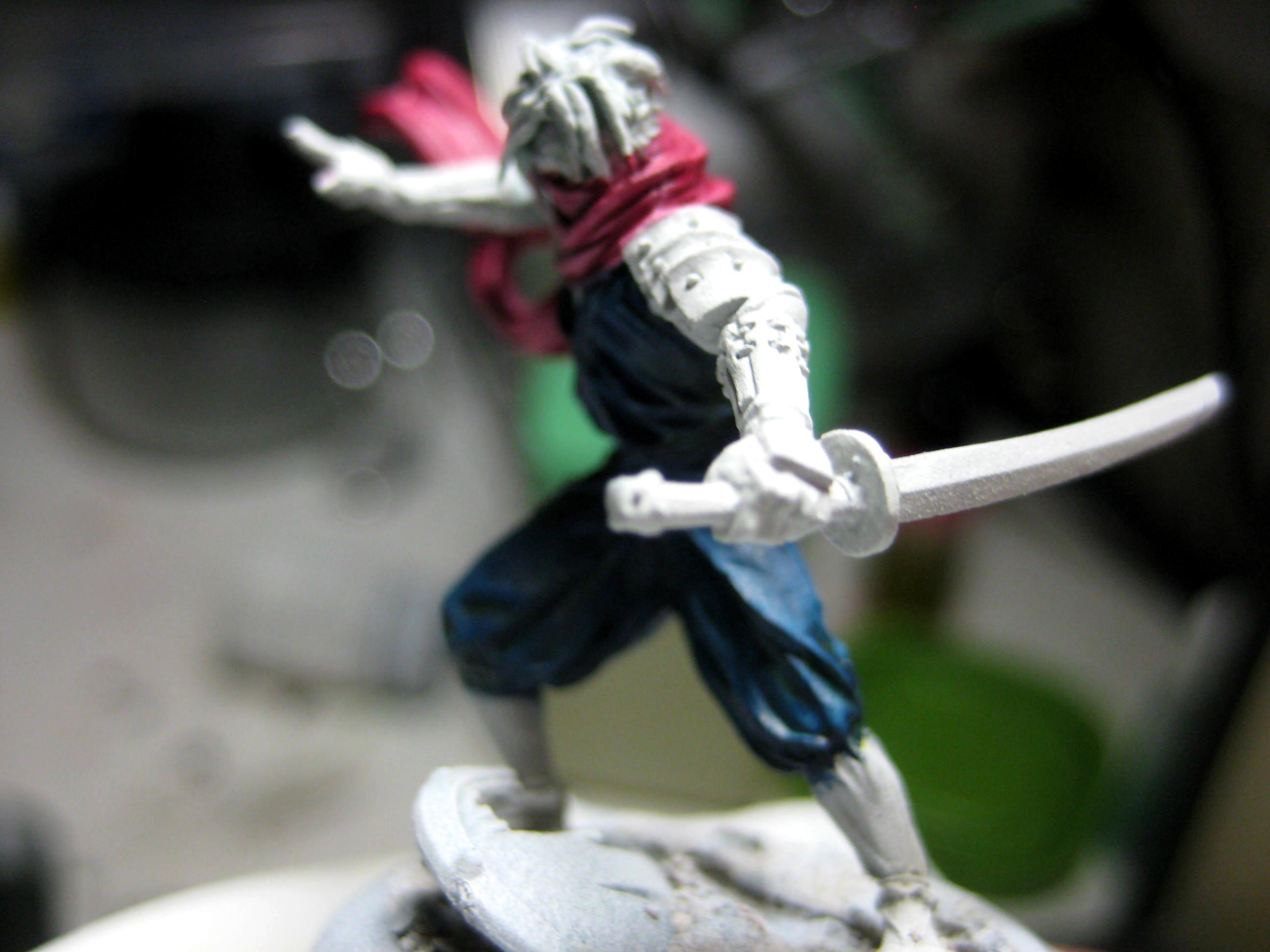Anima Tactics, Conversion, Greenstuff, Ninjas, Shinobi, Strider, Work In Progress