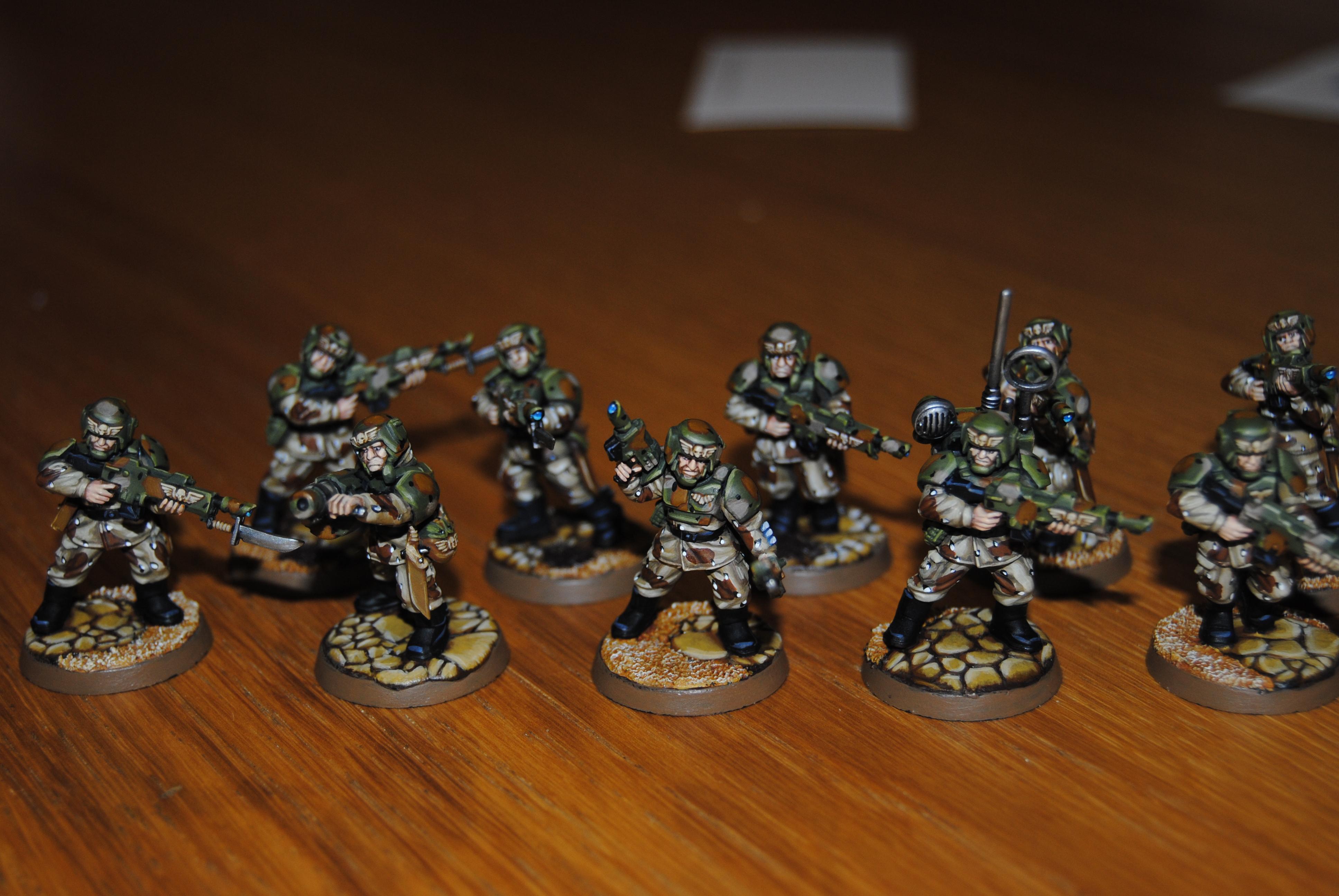 Cadians, Camouflage, Cobble Bases, Guard