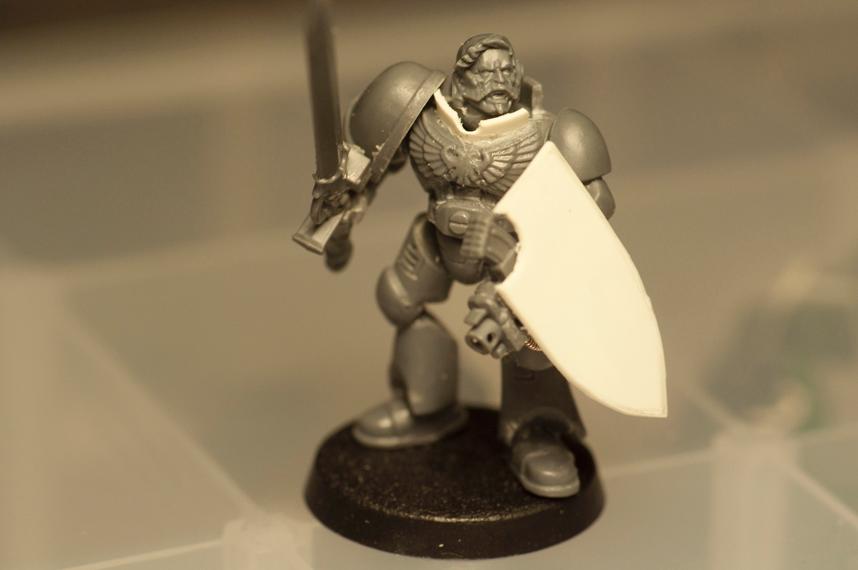 Conversion, Deathwatch, Greenstuff, Howling Griffon, Kill Team, Shield, Space Marines, Sword
