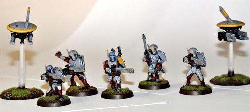 Fire Warriors, Gun Drones, Tau