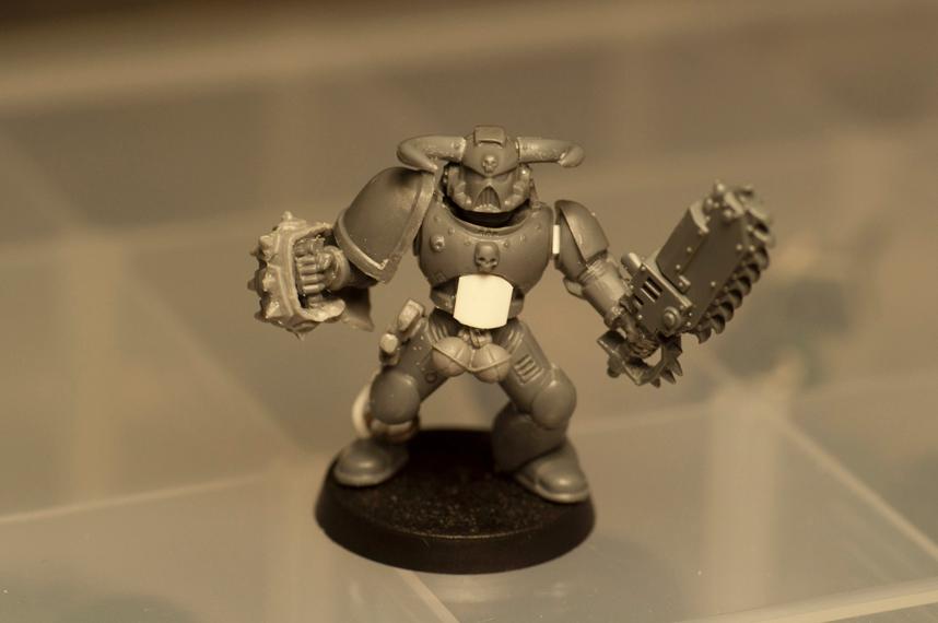 Balls Of Steel, Conversion, Deathwatch, Greenstuff, Kill Team, Minotaurus, Space Marines